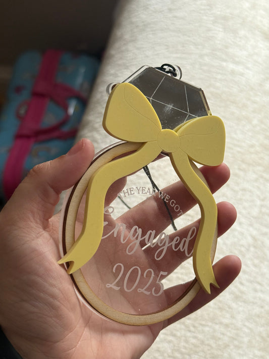 Oopsie engaged bauble