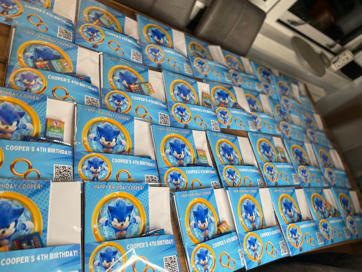 Custom party favours - colouring in books