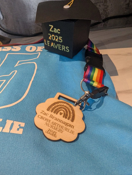 Graduation mini box with medal