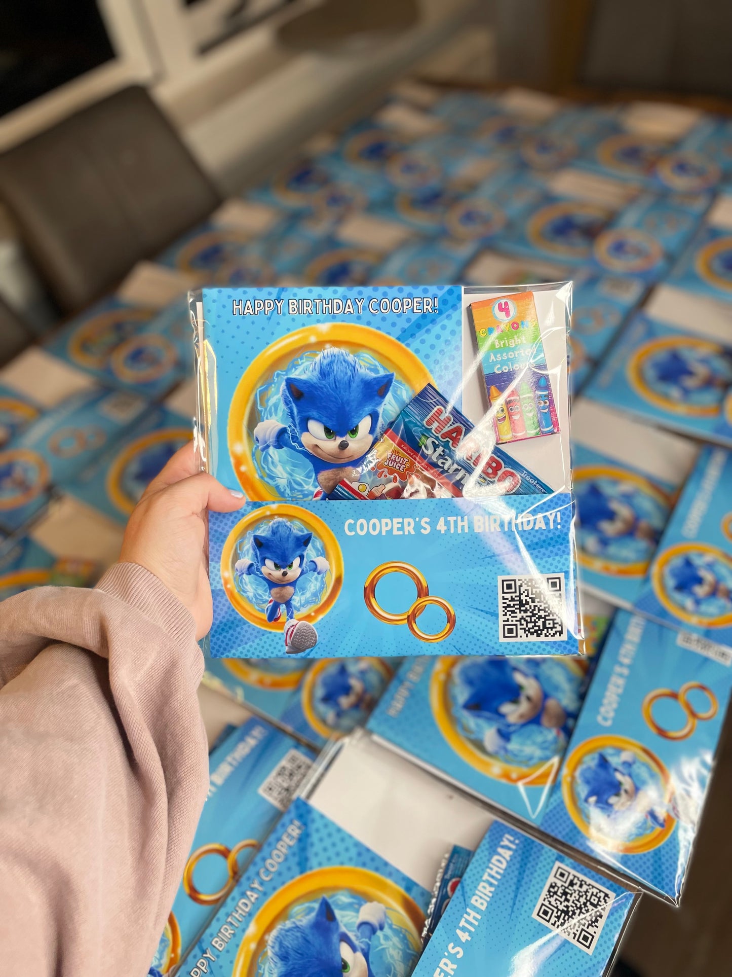 Custom party favours - colouring in books