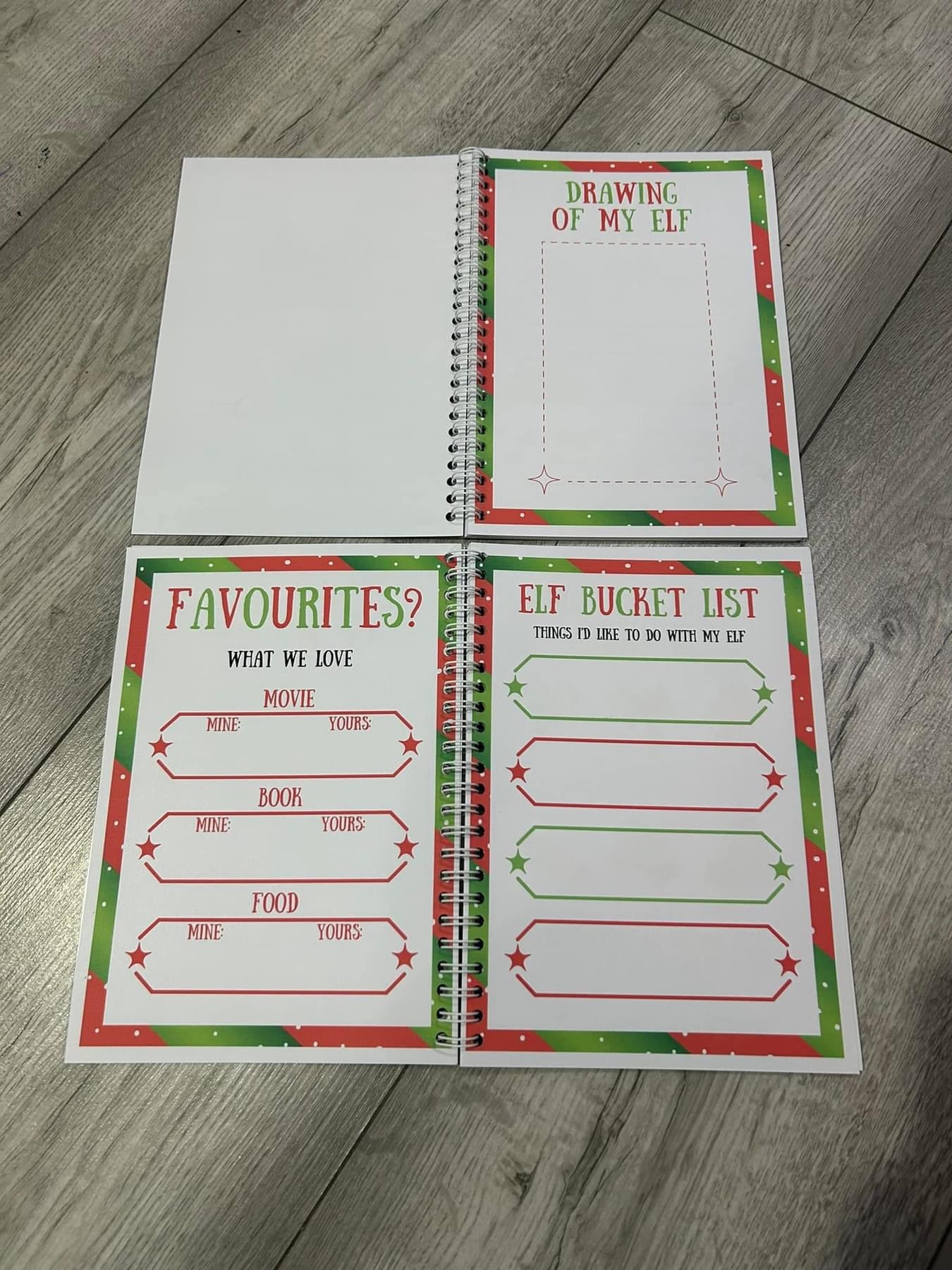 Elf memories notebook