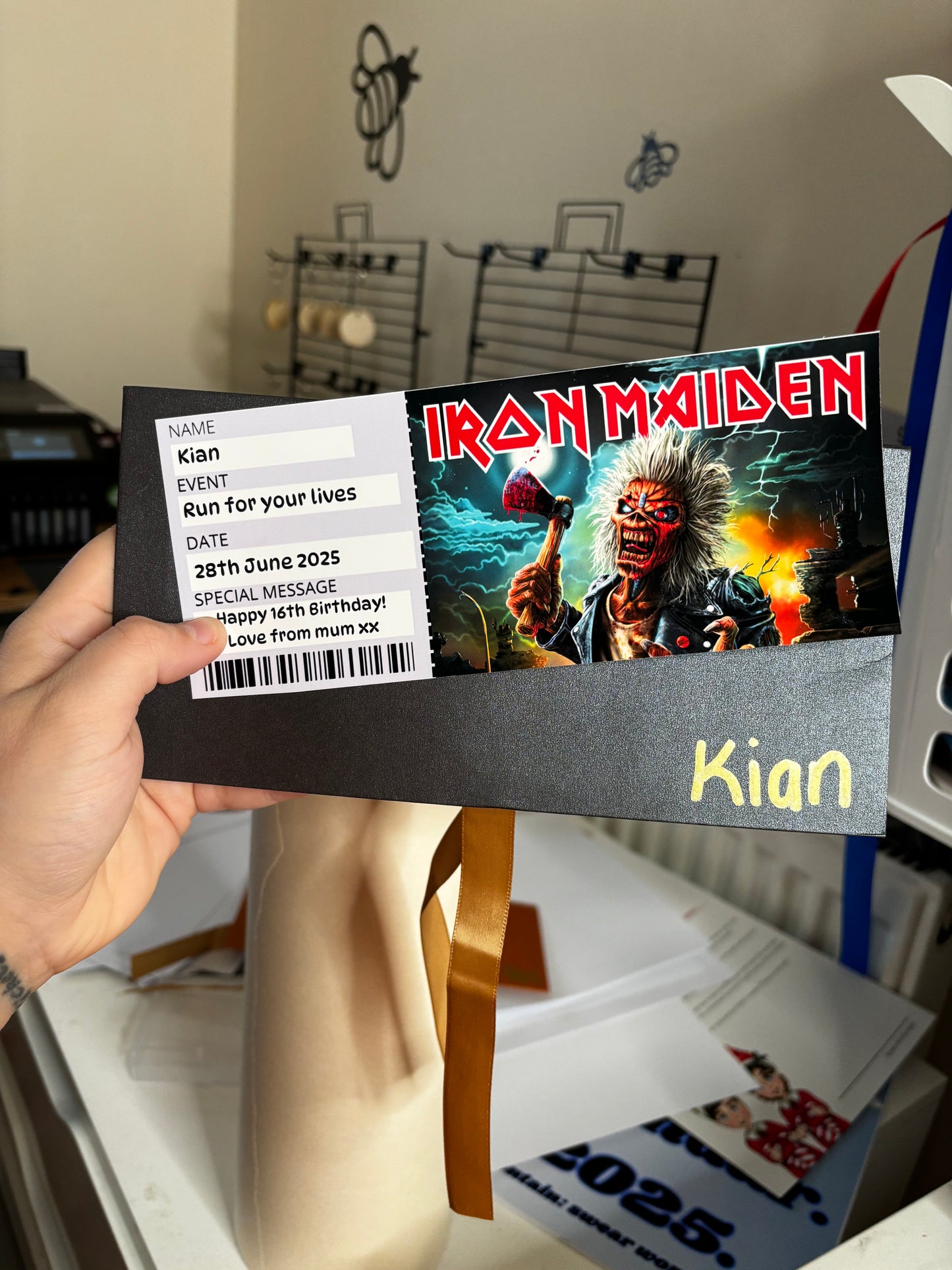 Printed event tickets