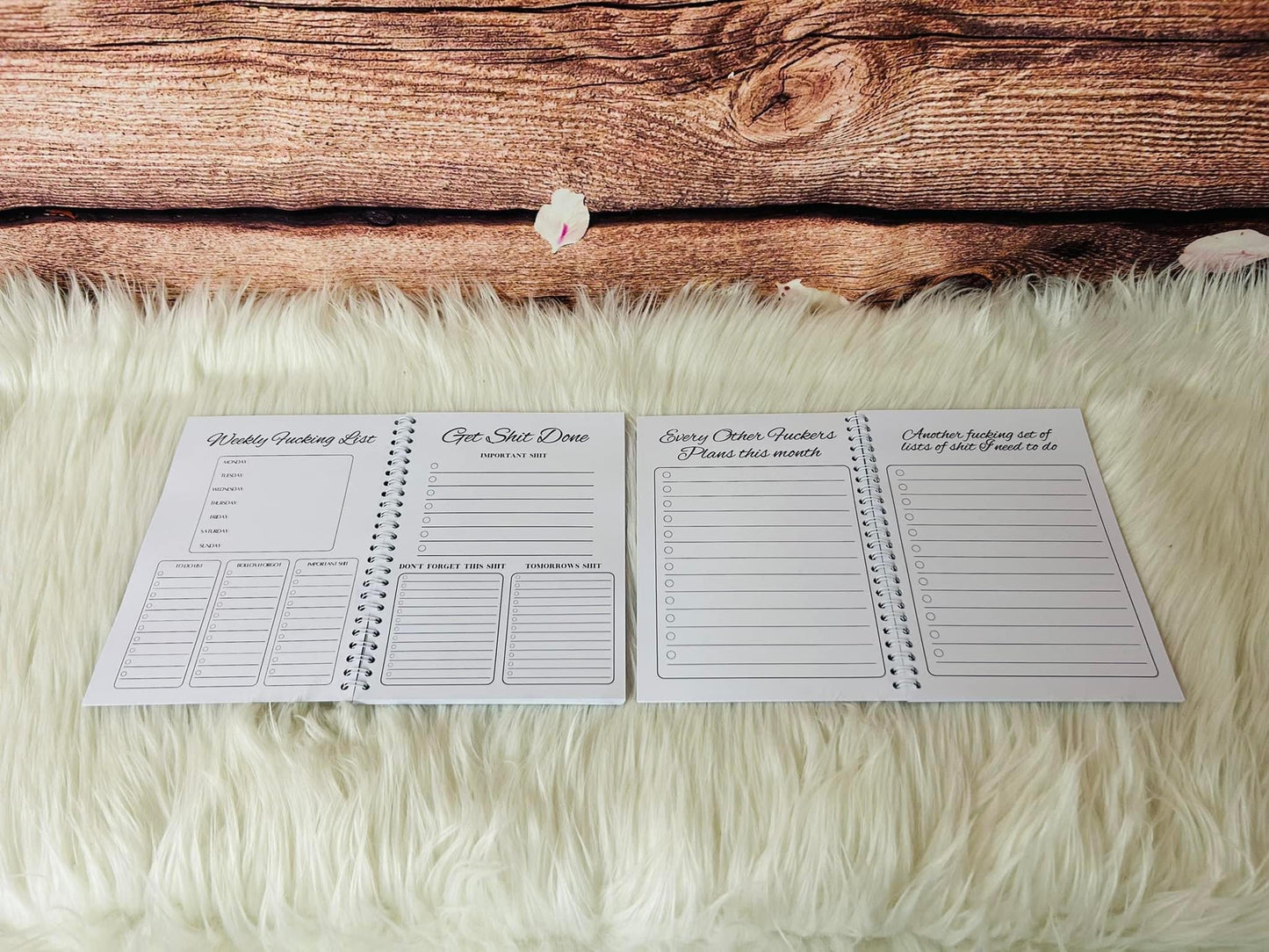 Shit to remember notebook