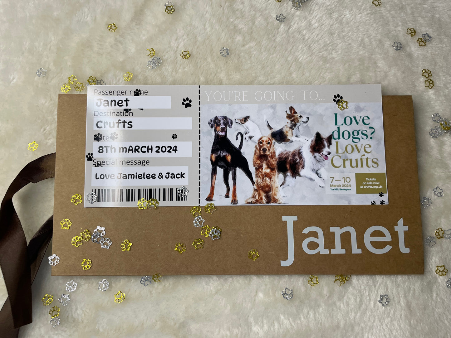 Printed event tickets