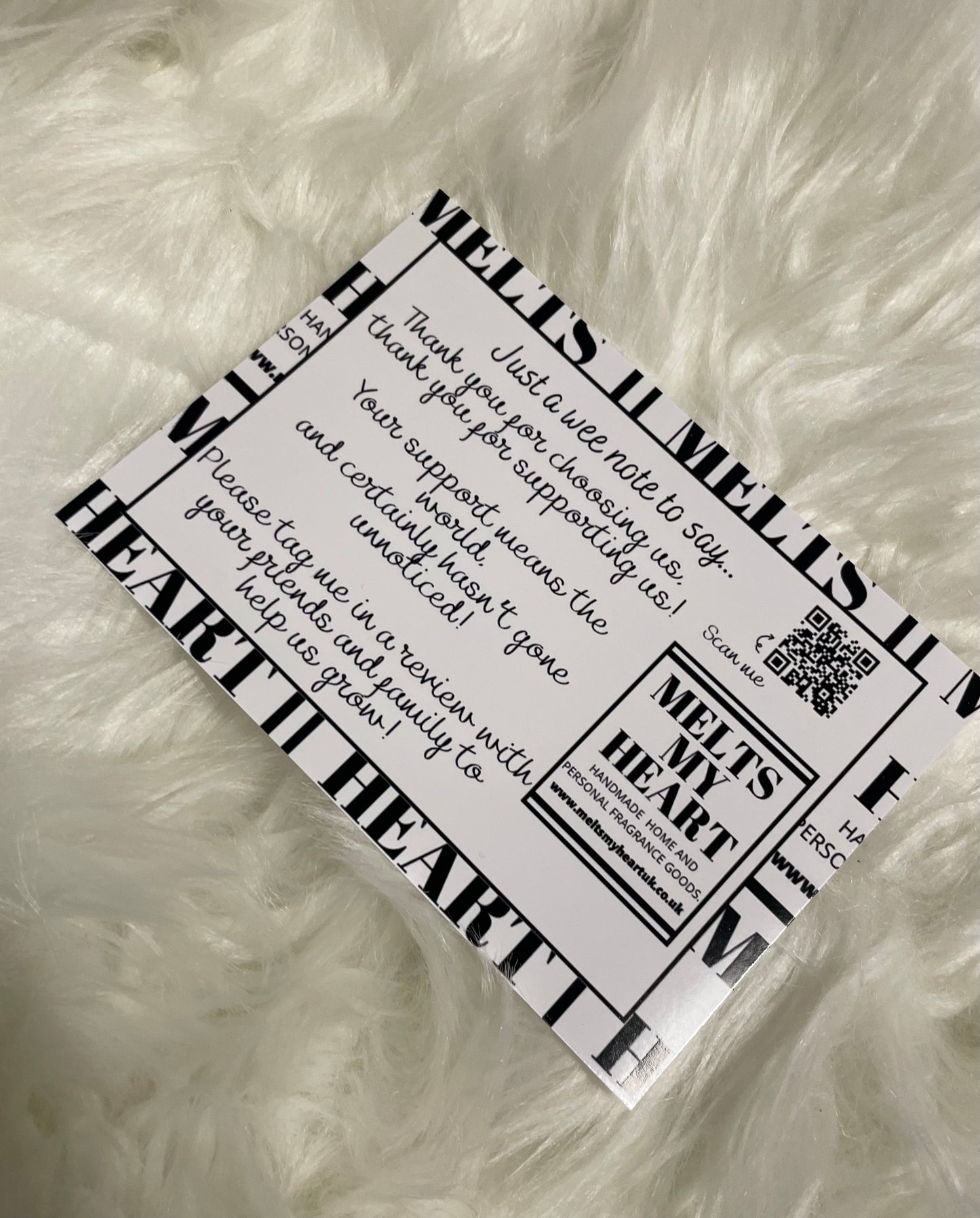 Business thank you cards