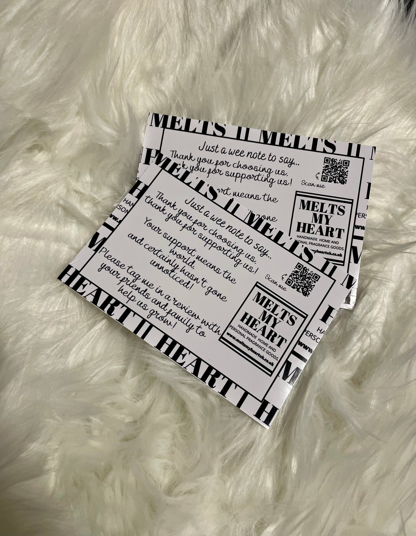 Business thank you cards