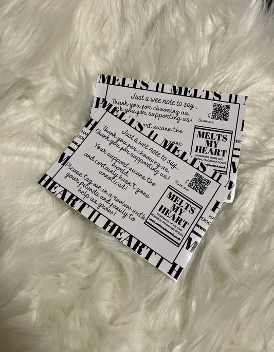 Business thank you cards