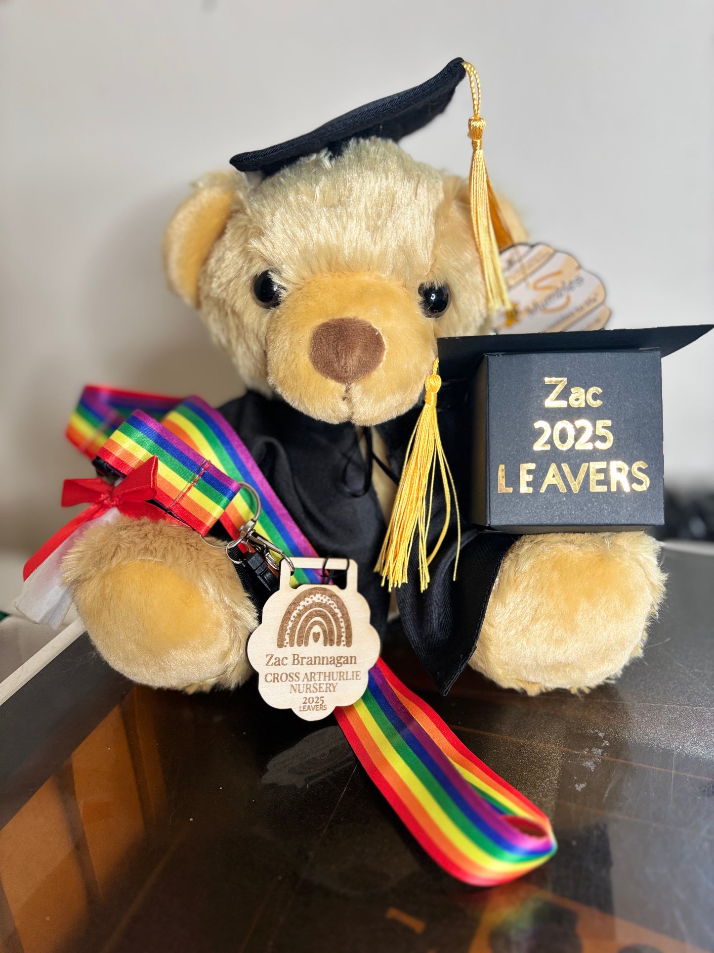 Graduation mini box with medal