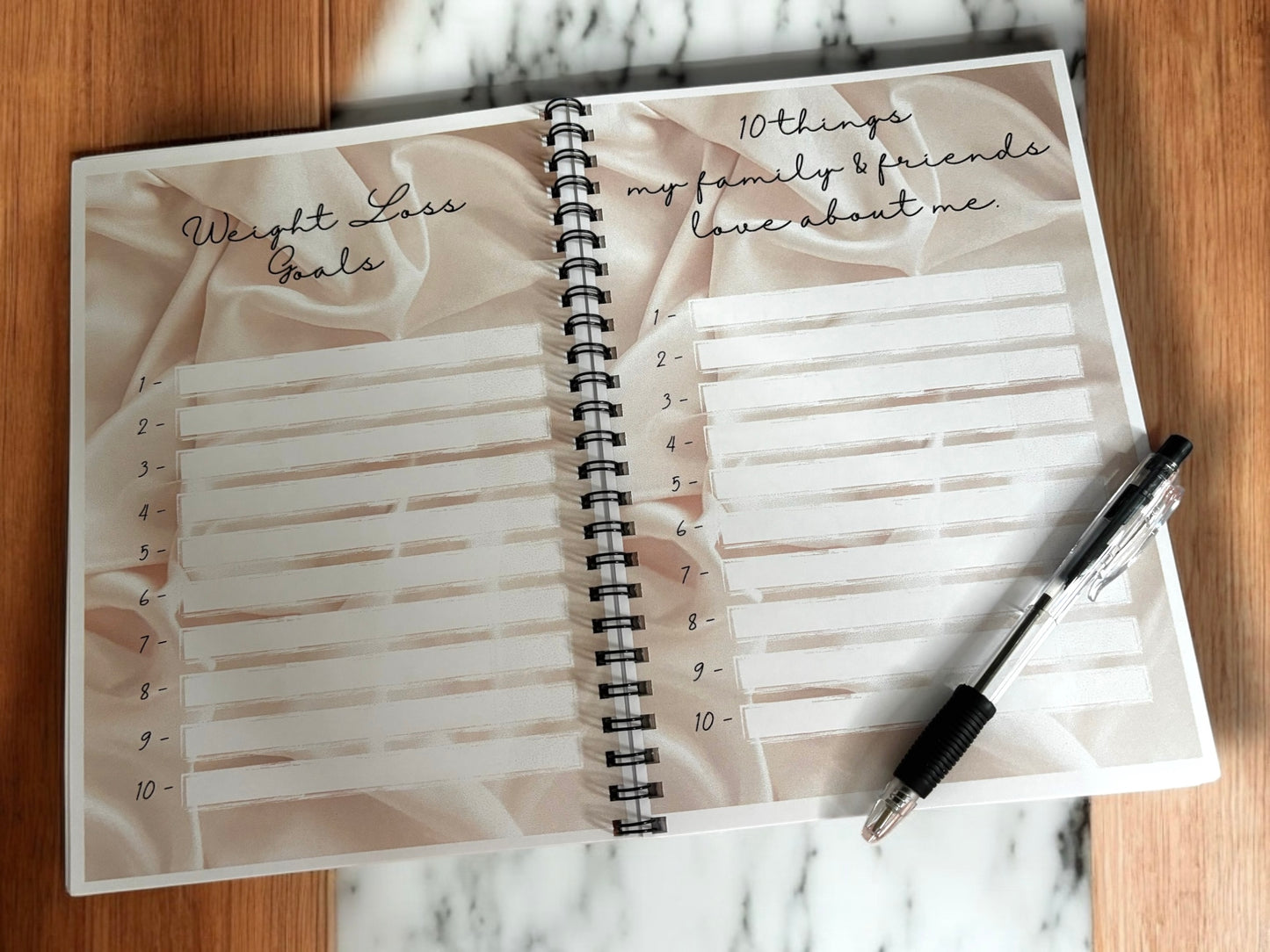 Weight loss tracker