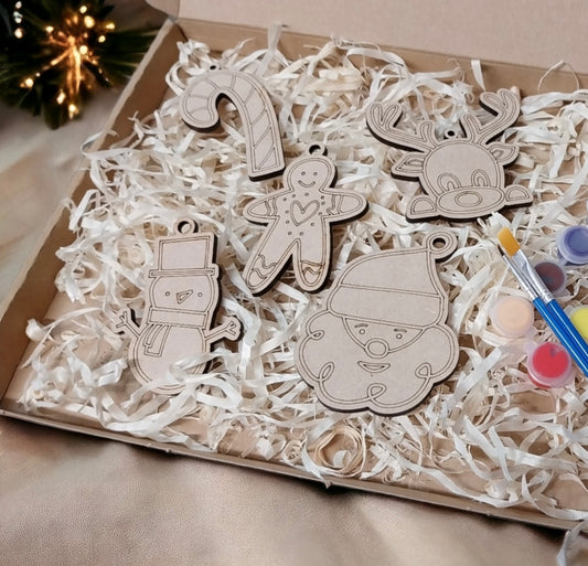 Paint your own baubles