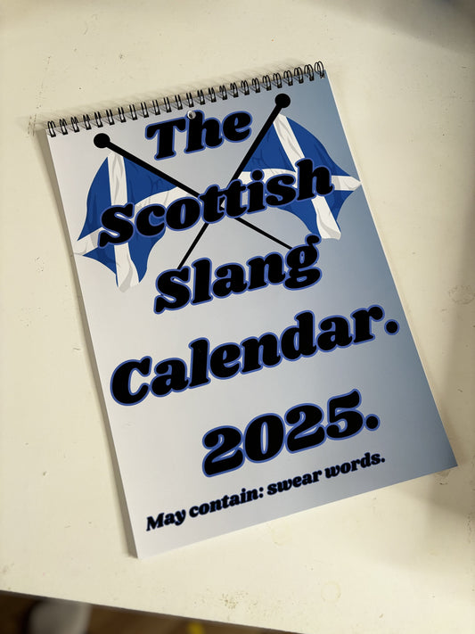 Scottish slang calendar