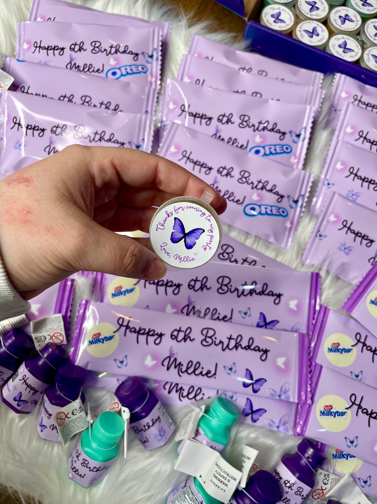 Custom party favours - slime