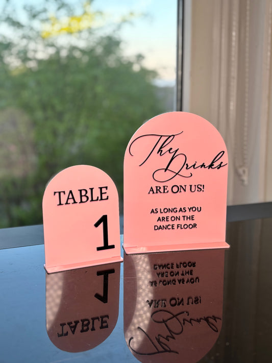 Table numbers