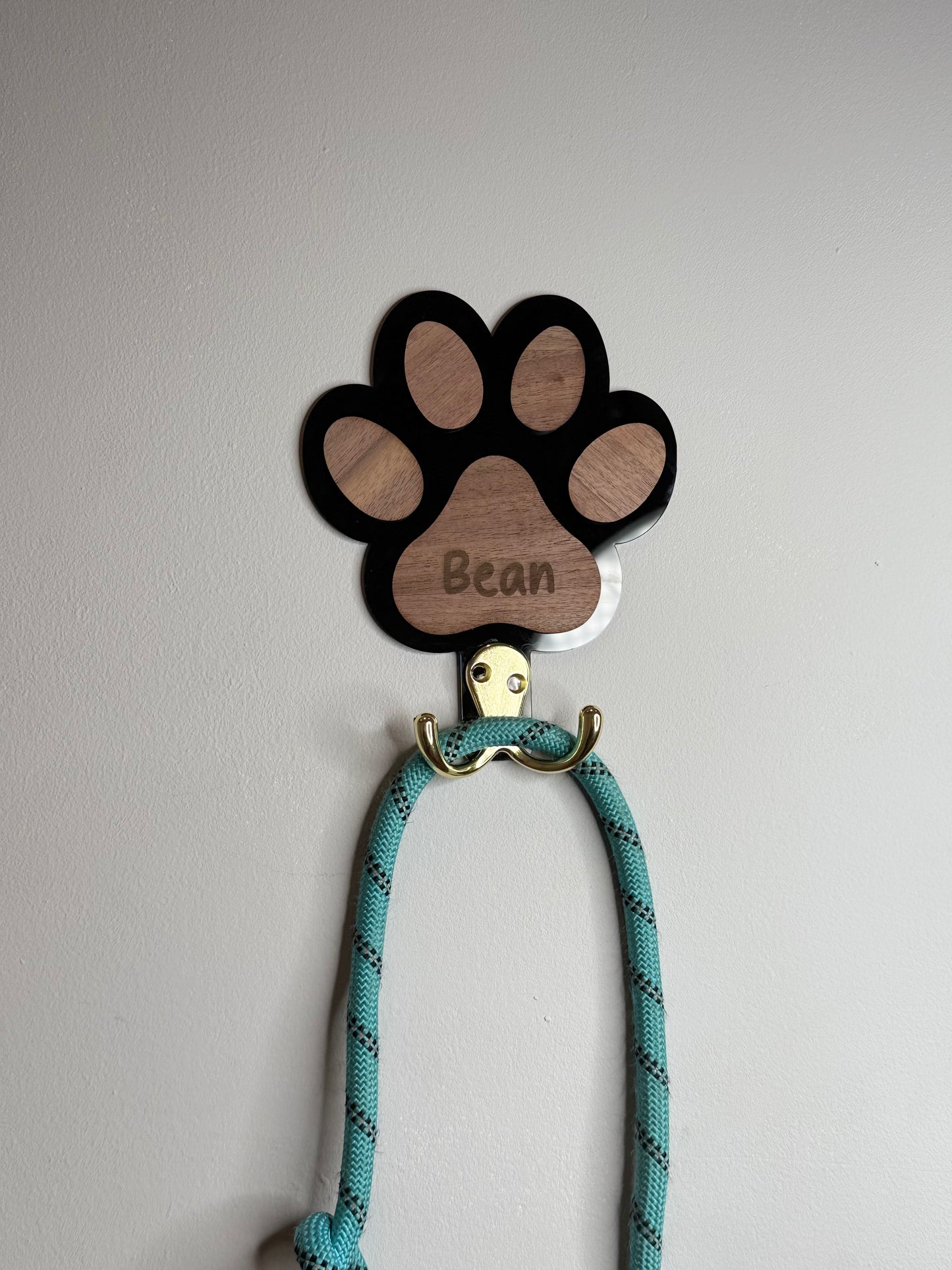 Dog leash hanger