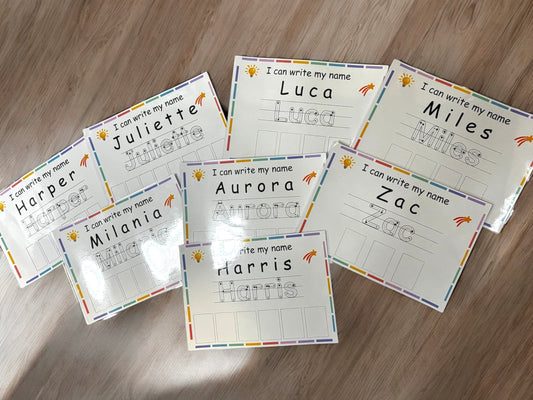 I can write my name board