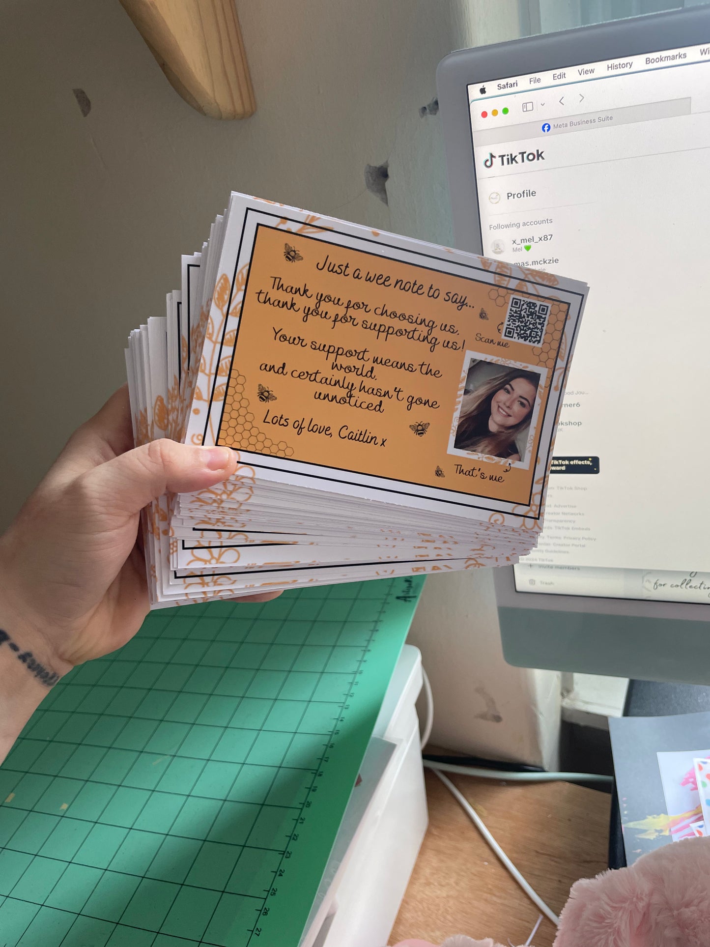 Business thank you cards