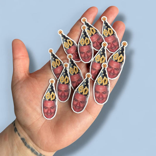 Face confetti for events