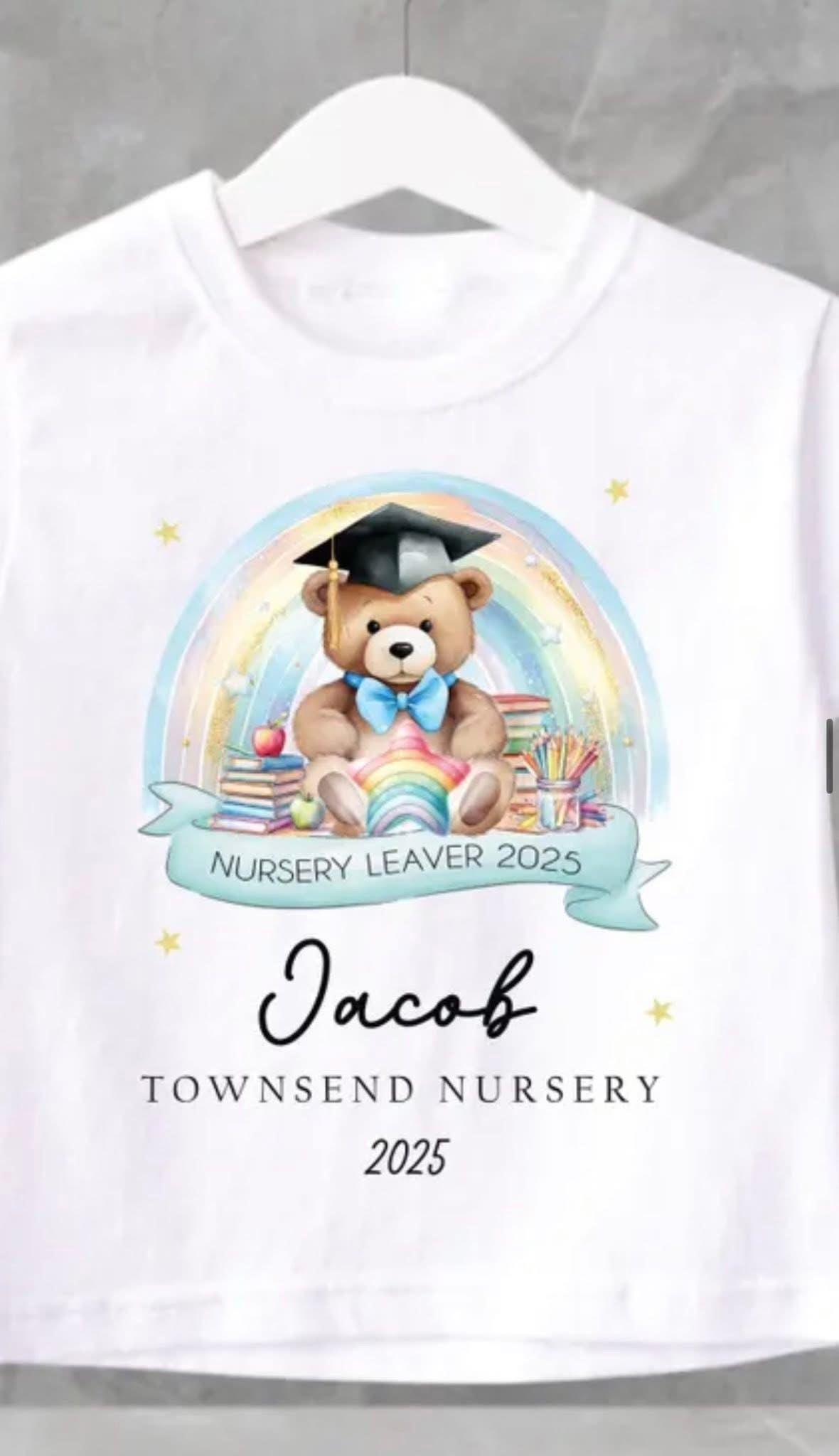 Nursery graduation boys tshirt