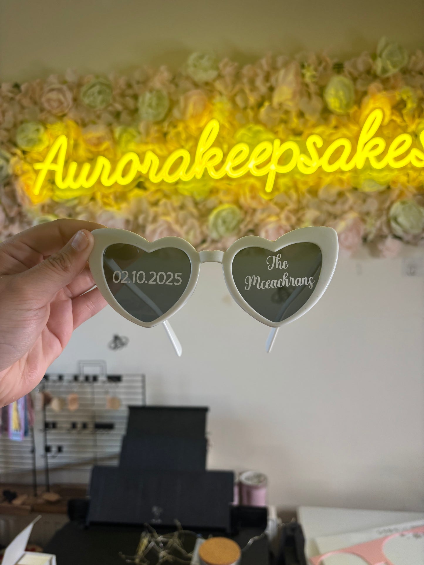 Personalised sunglasses