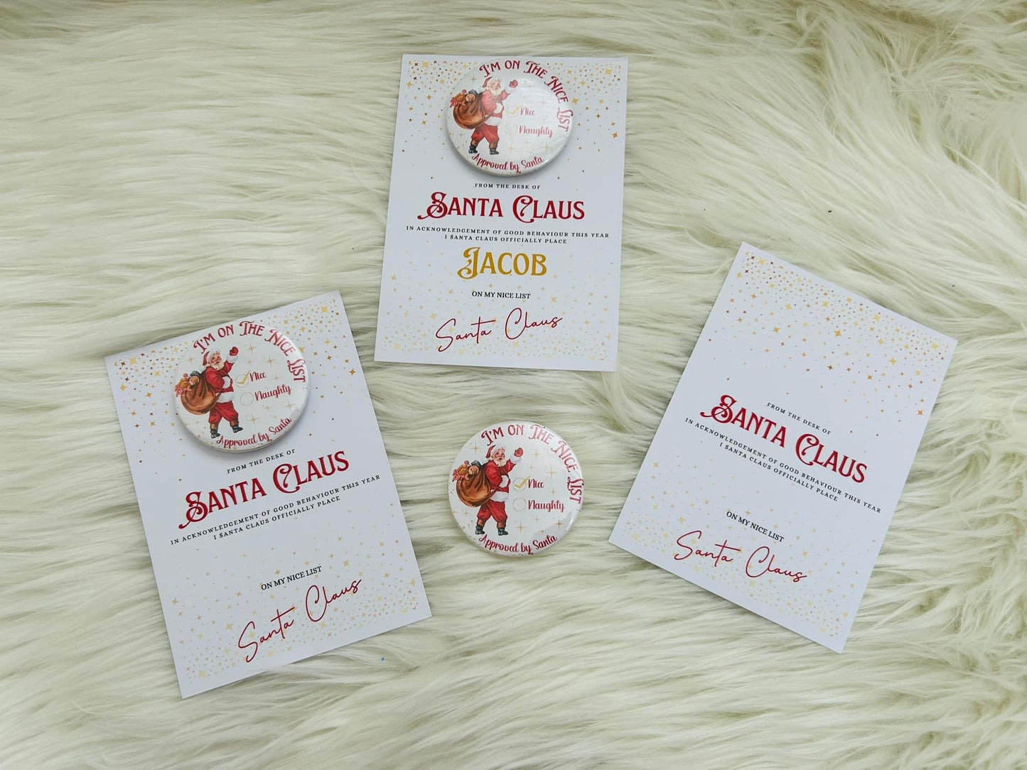 Christmas badges