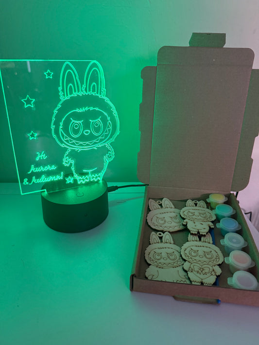 LED light & paint me set