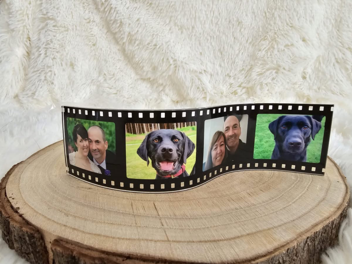 Acrylic photo film reel