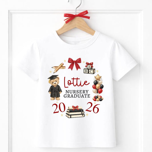 Nursery graduation girls tshirt