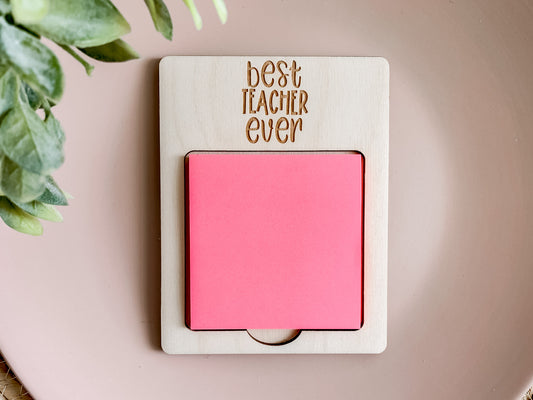 Teacher post it notes holder