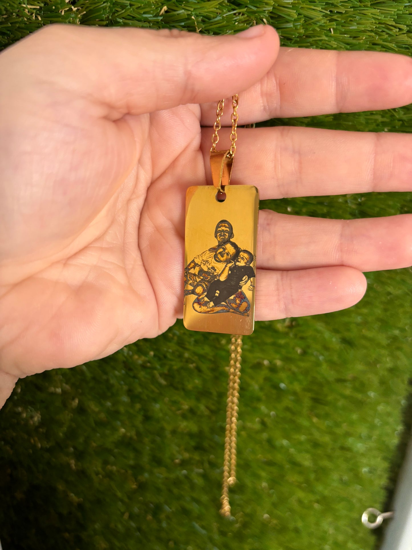Rectangle Tag Pendants