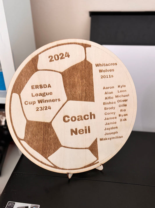 Football plaque