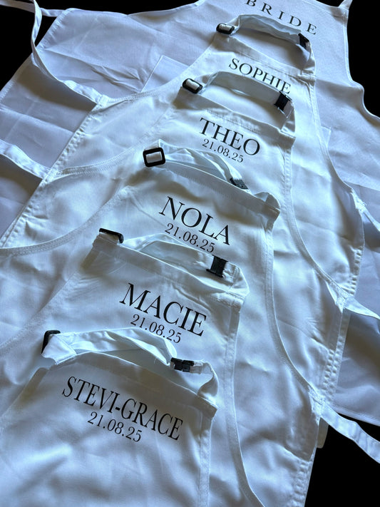 Wedding apron