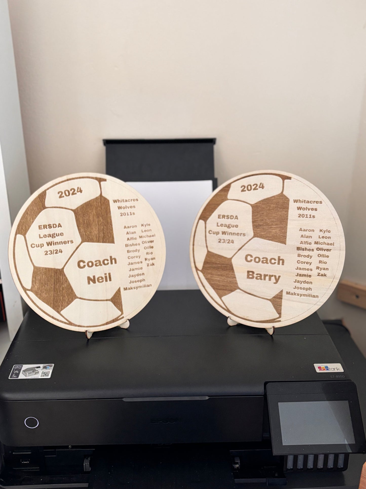 Football plaque