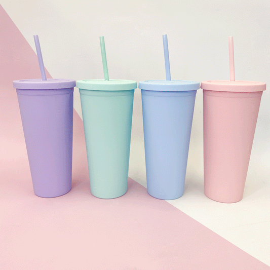 Pastel 24oz cups