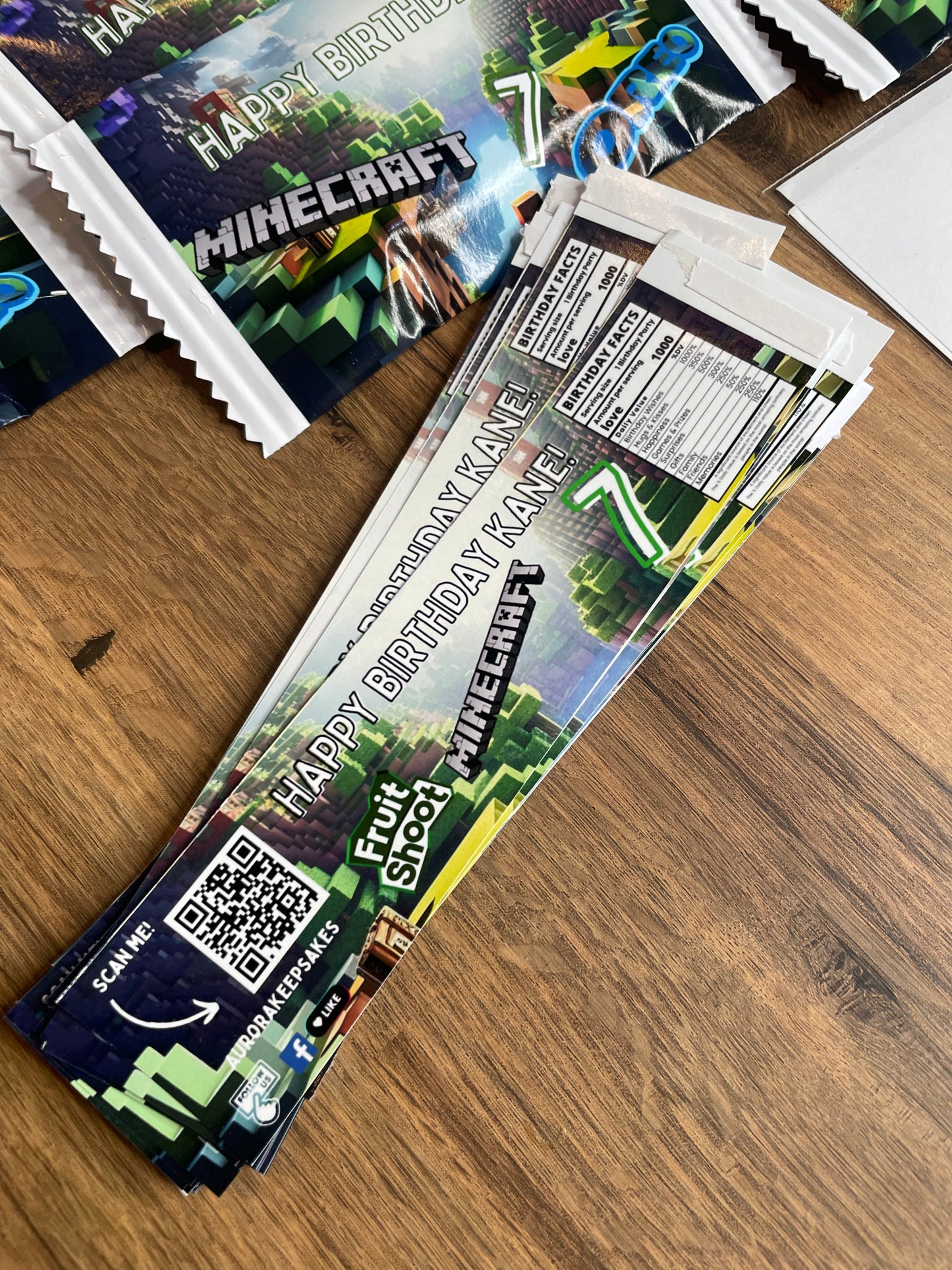 Fruit shoot labels