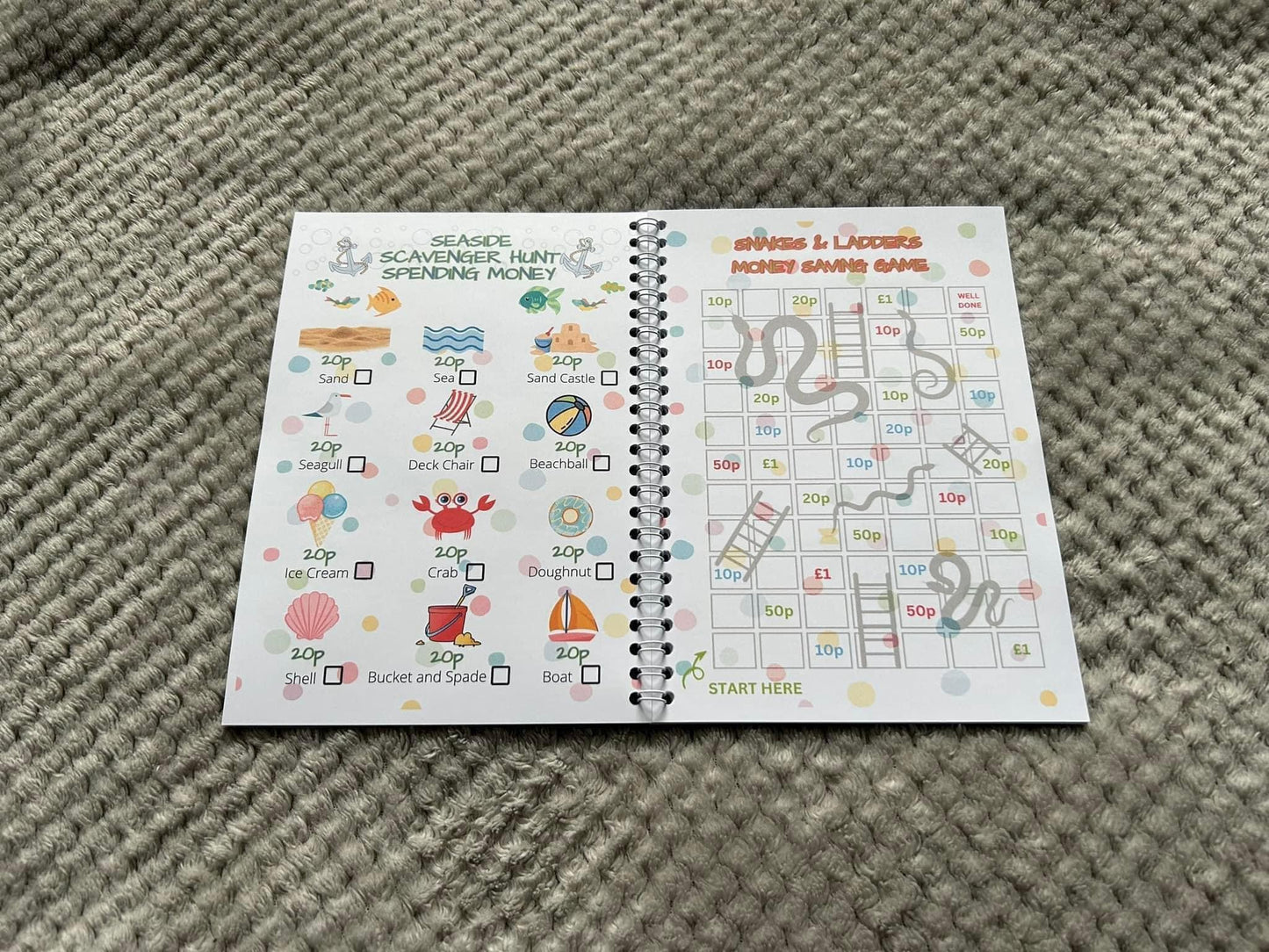 Saving challenge book
