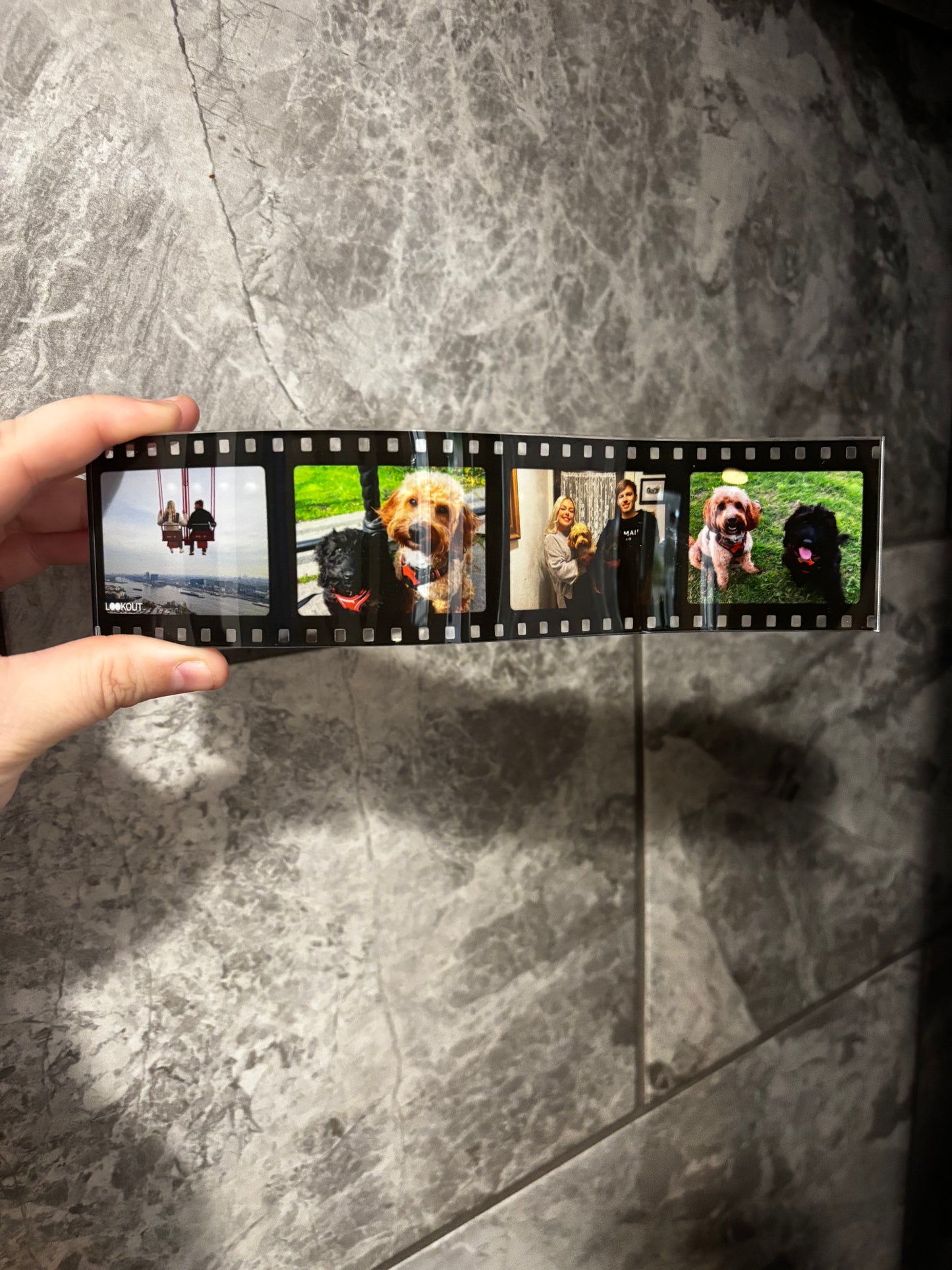 Acrylic photo film reel