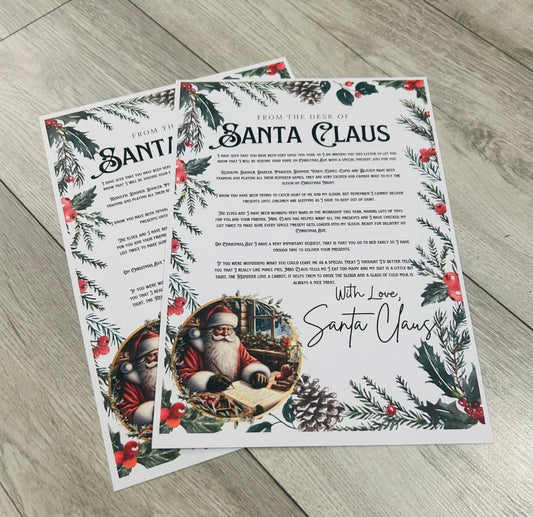 Traditional Santa letter