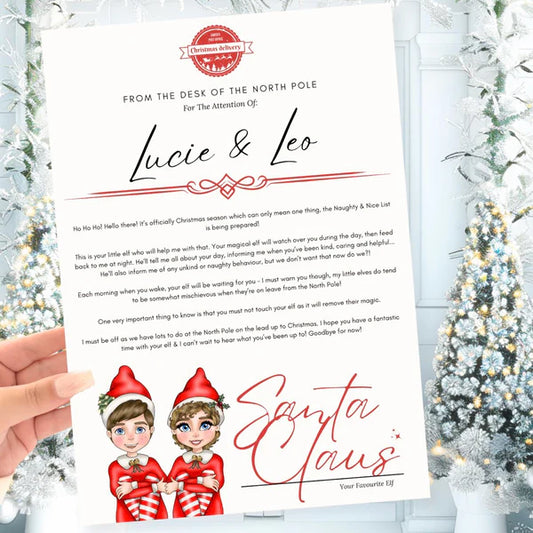 Hello & goodbye letter from your elf!