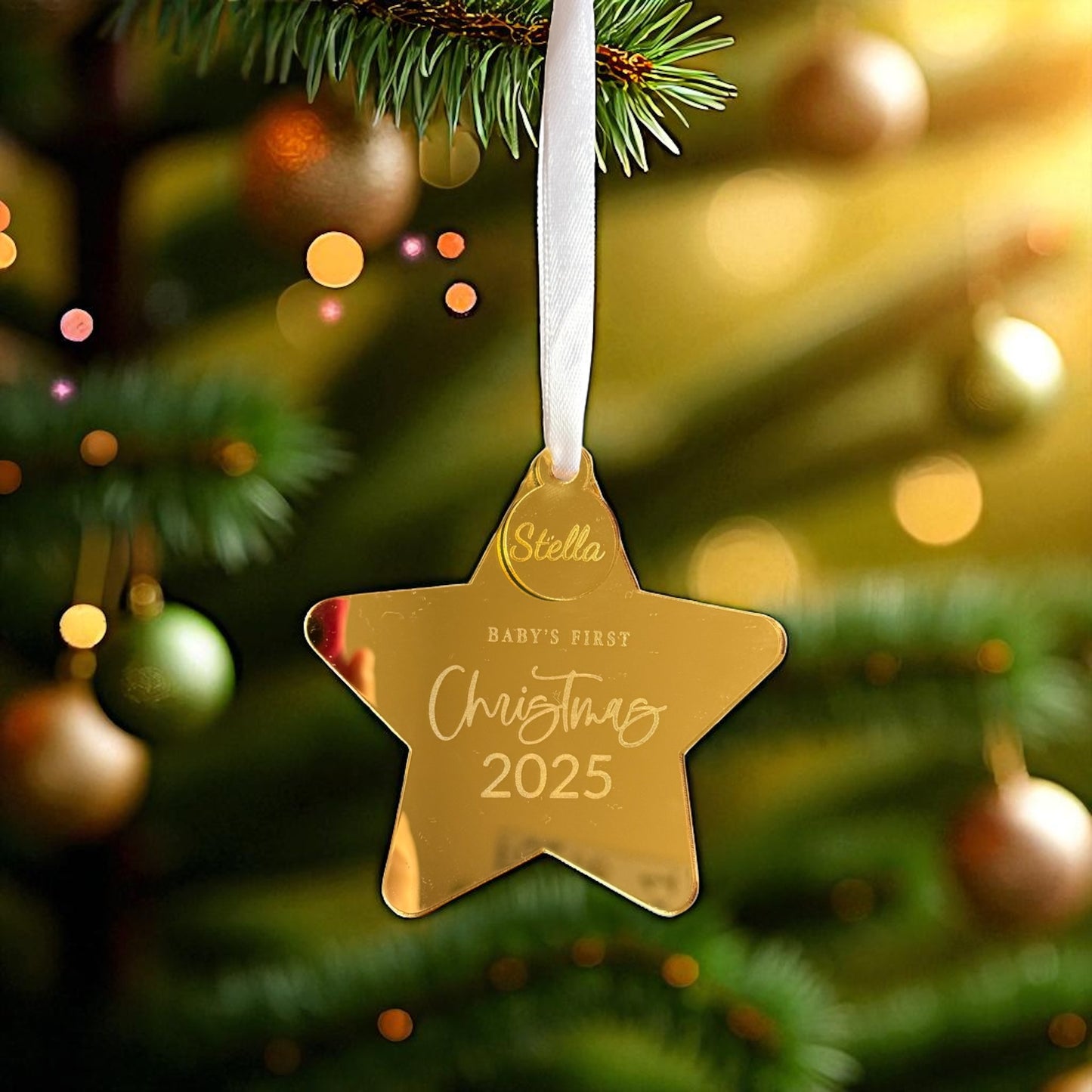 Baby’s first Christmas bauble